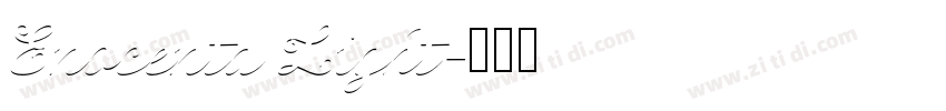 Enocenta Light字体转换 Enocenta Light字体转换
